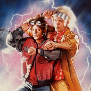 Back to future movie art