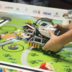 Robotics competitions for middle school.