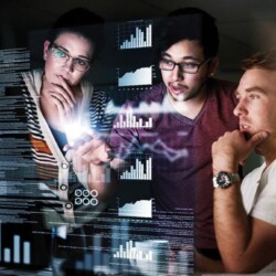 Data analysts at work