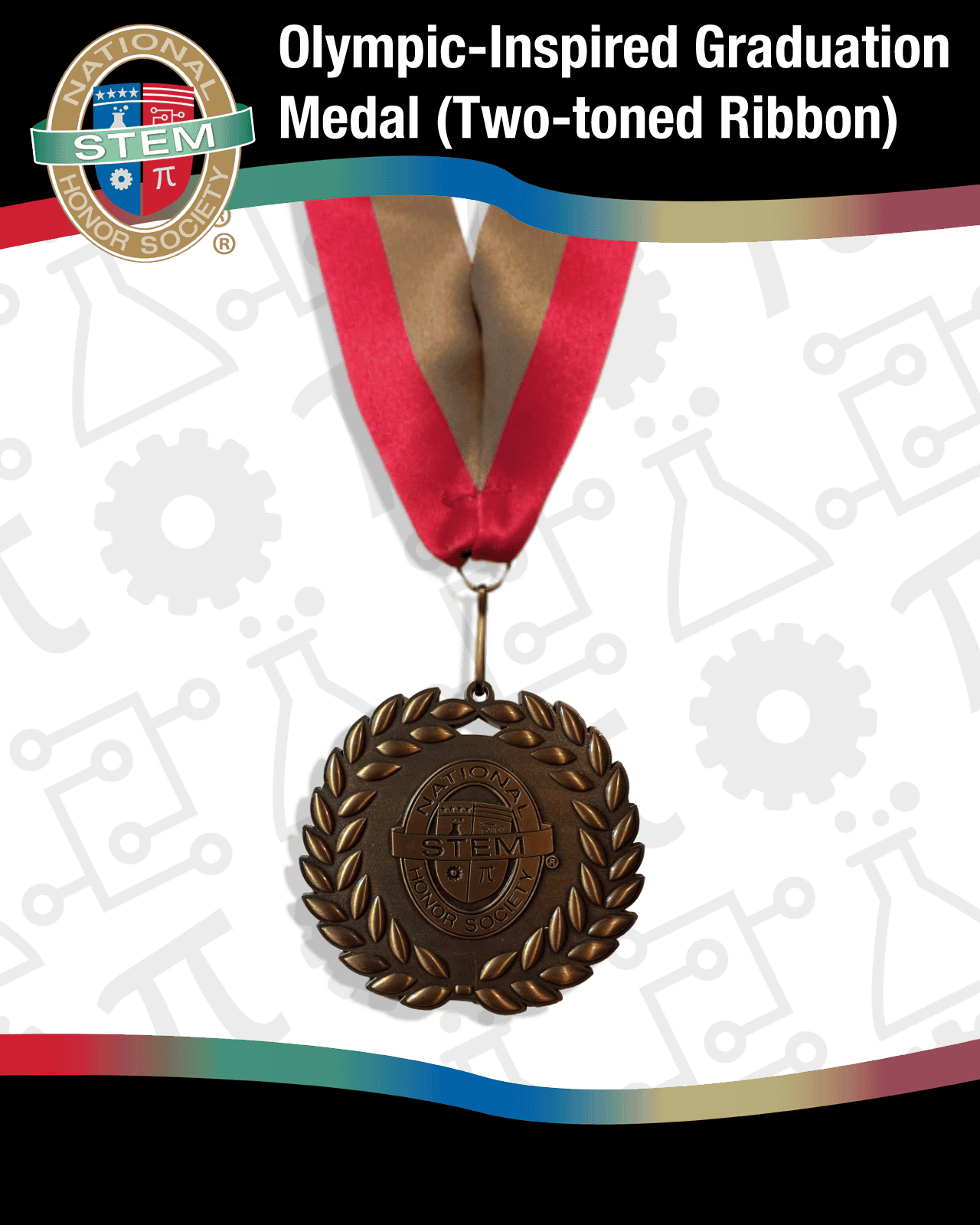 Olympic-Inspired Graduation Medal
